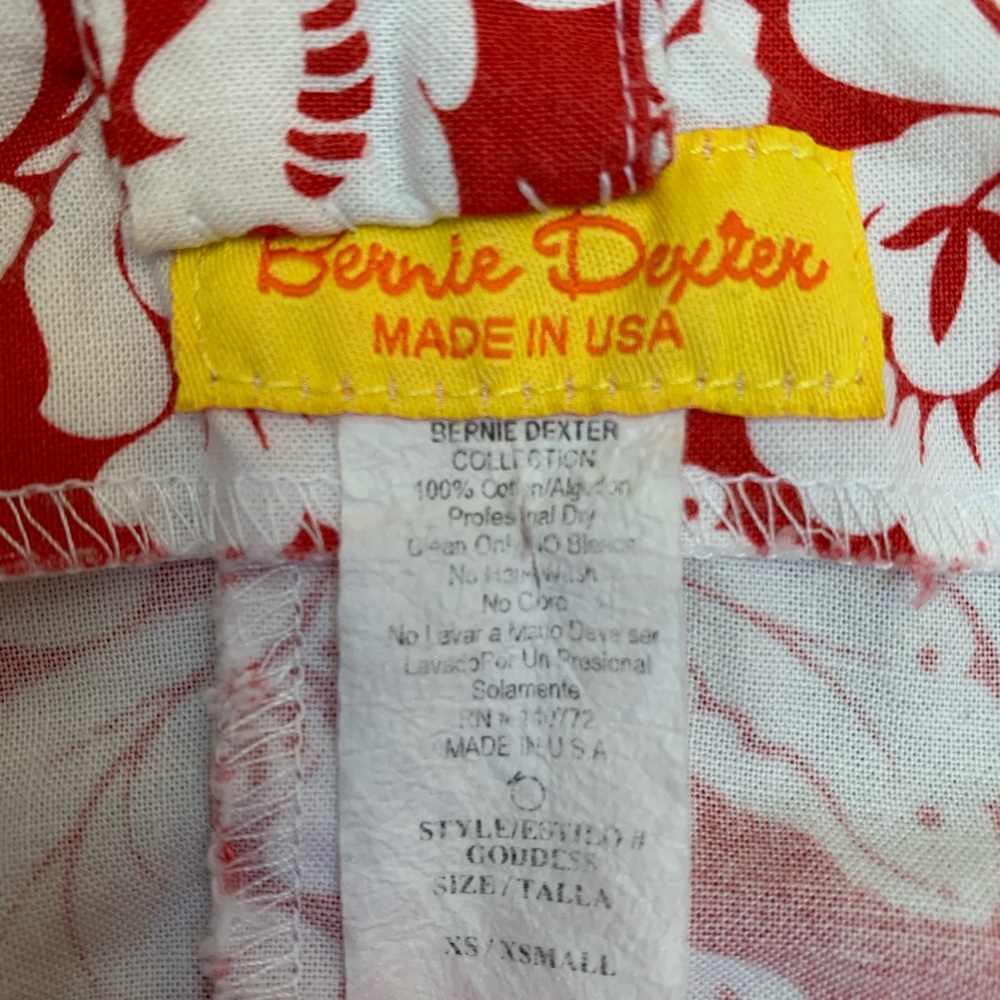 Bernie Dexter Goddess Dress in Red Damask - Picture 7 of 9